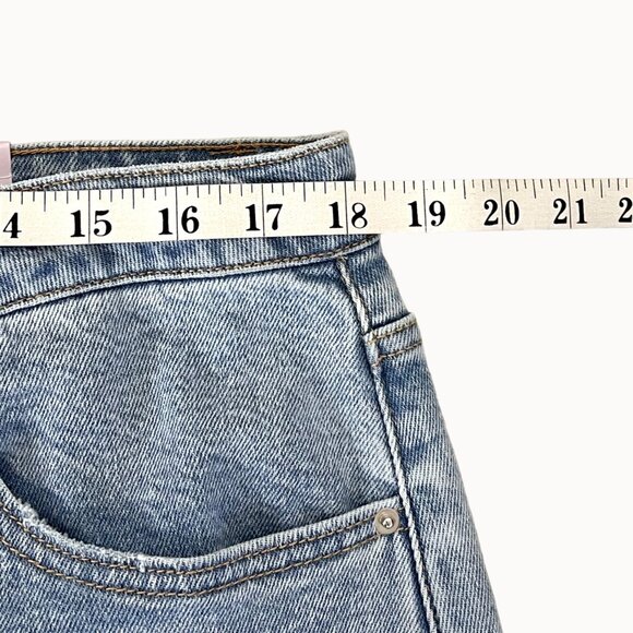 SO Goods For Life High Rise Balloon Jeans Size 17 Light Blue Denim NWT - Picture 11 of 14